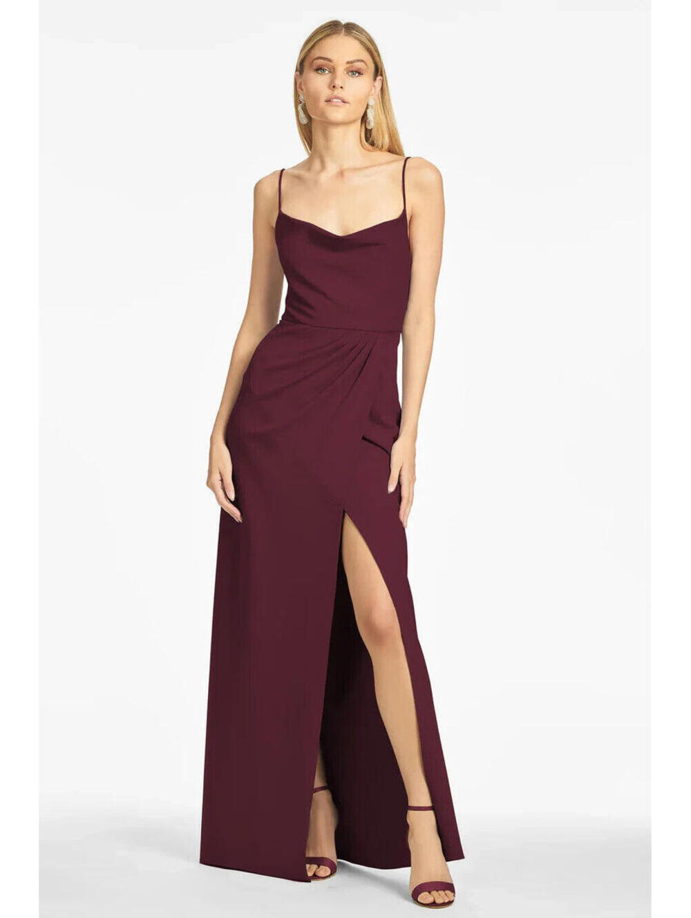 Sachin & Babi NWT Paulina Gown in Deep Wine Size 12 MSRP $285